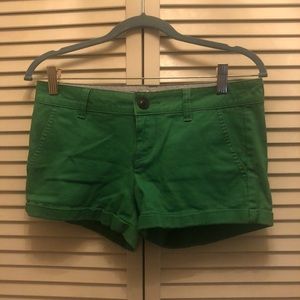 Green shorts